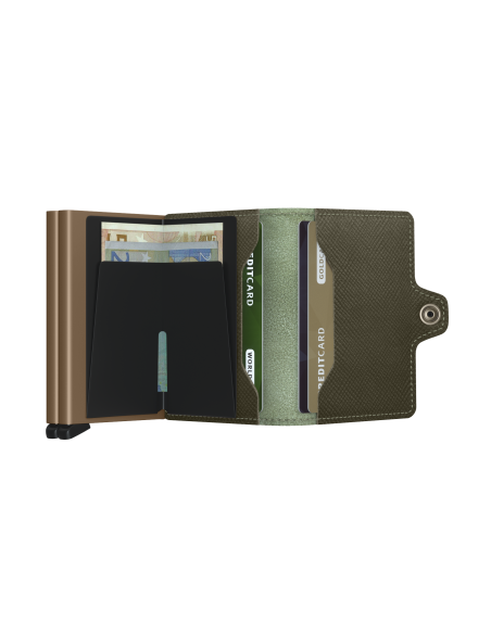 SECRID TWINWALLET SAFFIANO OLIVE