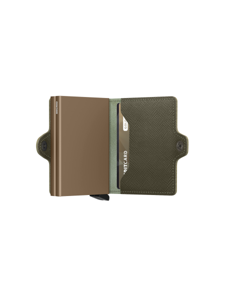 SECRID TWINWALLET SAFFIANO OLIVE