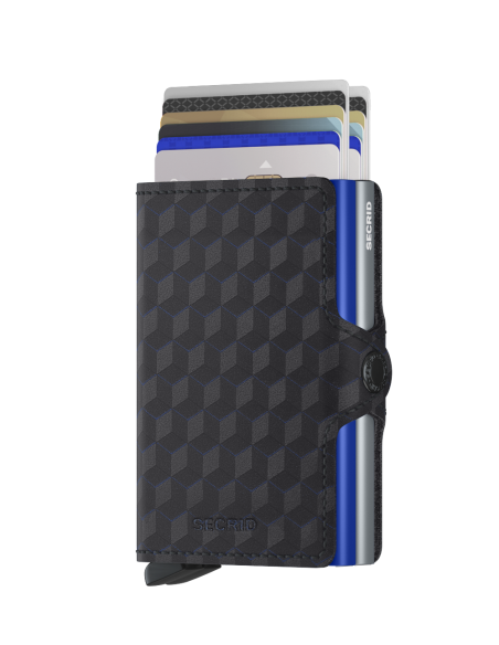 SECRID Cartera Twinwallet Optical Titanium Blue