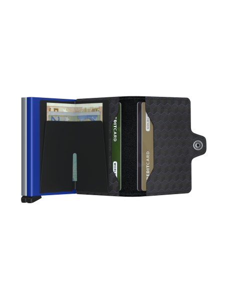 SECRID Cartera Twinwallet Optical Titanium Blue