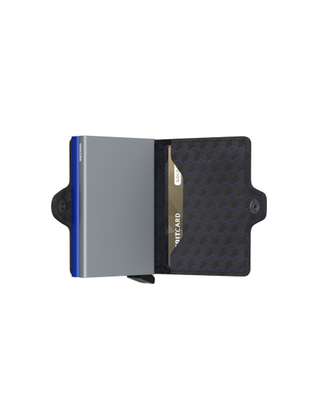 SECRID Cartera Twinwallet Optical Titanium Blue