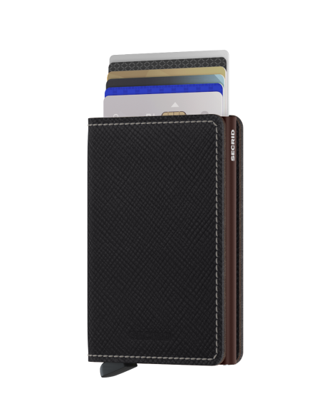 SECRID SLIMWALLET SAFFIANO BROWN