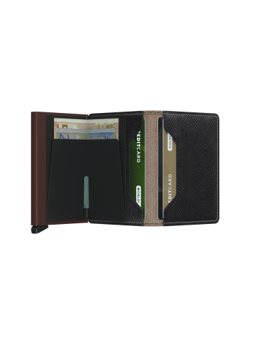 SECRID SLIMWALLET SAFFIANO BROWN