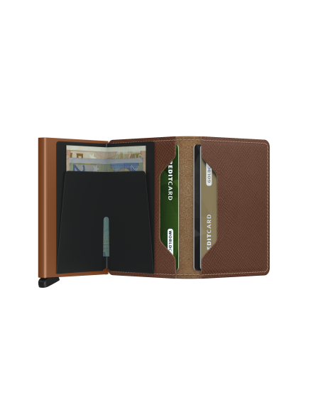 SECRID SLIMWALLET SAFFIANO CARAMEL