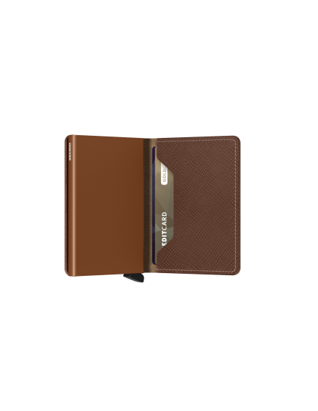 SECRID SLIMWALLET SAFFIANO CARAMEL