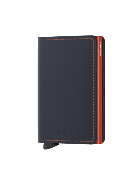 SECRID Slimwallet Matte Nightblue & Orange