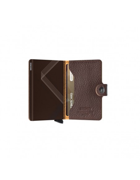SECRID MINIWALLET STITCH BLACK LINE