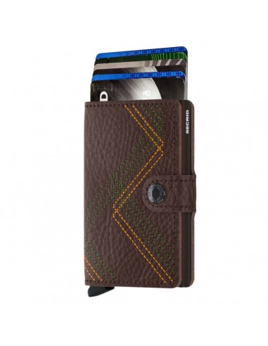 SECRID MINIWALLET STITCH BLACK LINE