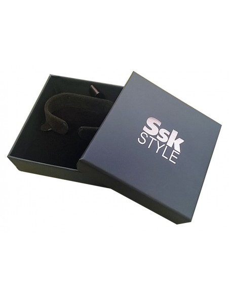 URBAN BRACELET SILVER BLACK CLIP