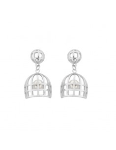 EARRINGS SYMBOL CAGE
