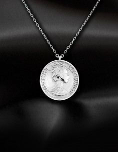 COLLAR SYMBOL MONEDA PLATA... 2