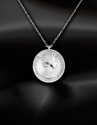 NECKLACE SYMBOL SILVER COIN MOD. 2