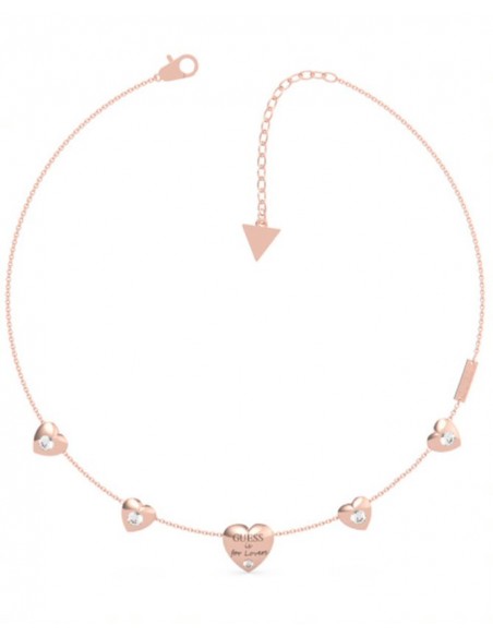 COLAR GUESS JEWELLERY "GUESS IS FOR LOVERS" COM SWAROVSKI UBN70030