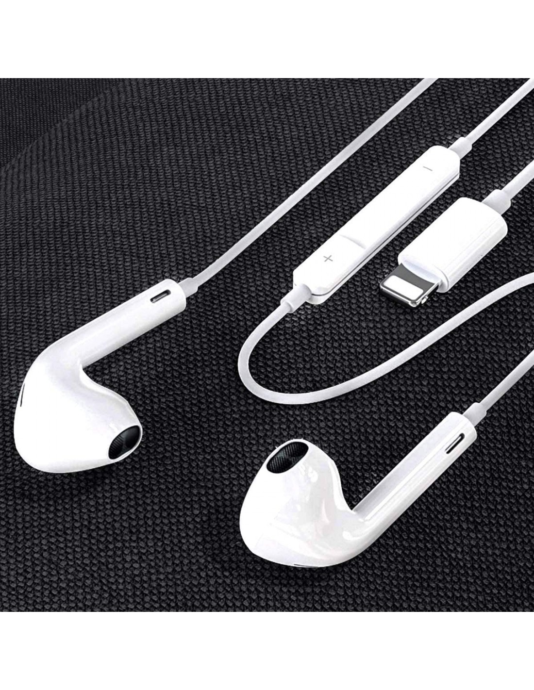 Auriculares para iPhone 【Certificado MFi Apple】 Cascos Cable con  Aislamiento de Ruido Soporte Control de Volumen de Llamadas,Compatible con  iPhone